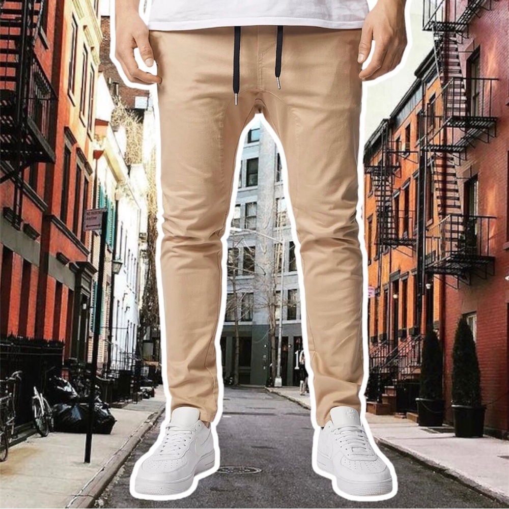 Zanerobe Slim Fit Salerno Chinos in Sandstone, Size 29
